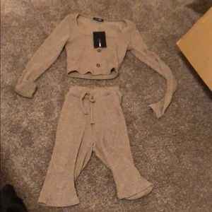 Fashion nova mocha matching set